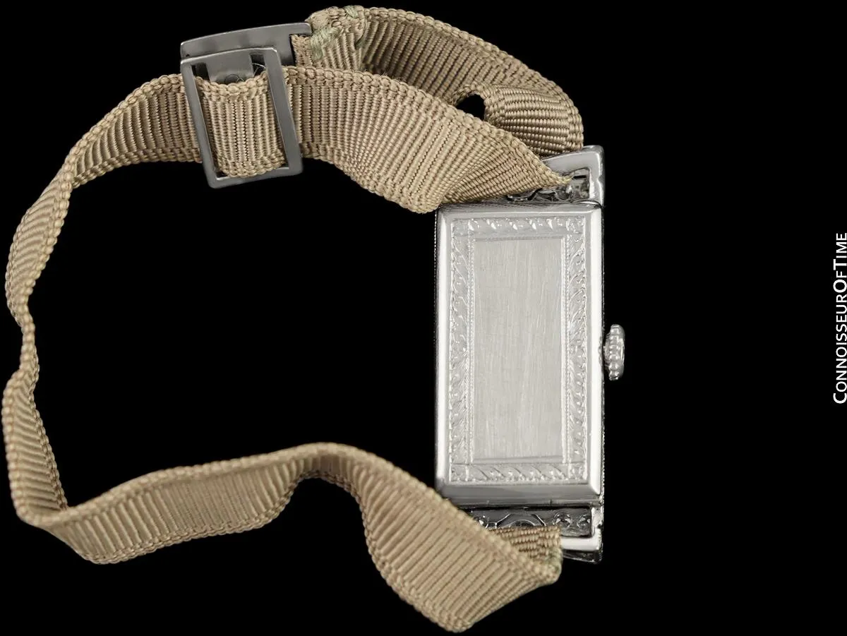 1920's Tiffany & Co. Ladies Art Deco Watch - Platinum & Diamonds