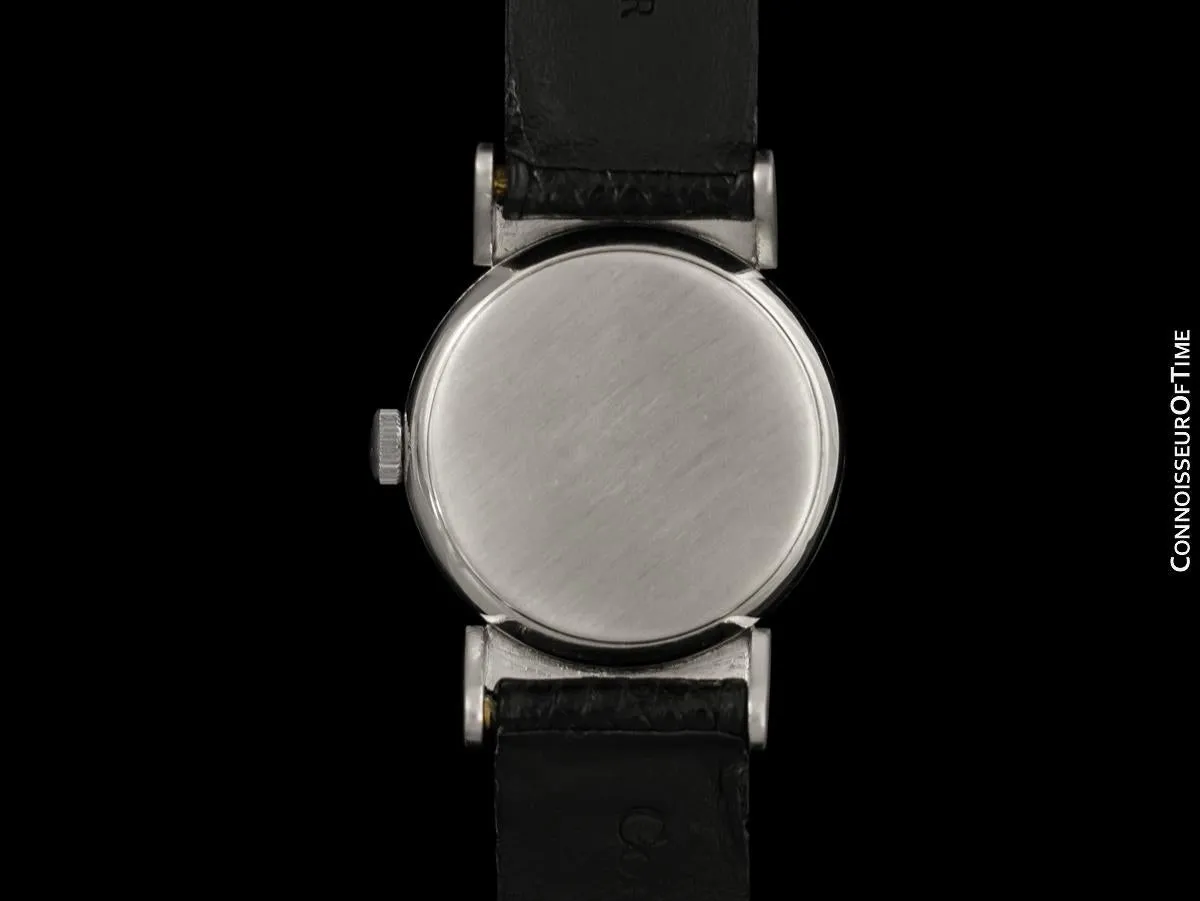 1930's Tiffany & Co. Art Deco Midsize Unisex Vintage Watch - Platinum, Diamonds & Rubies