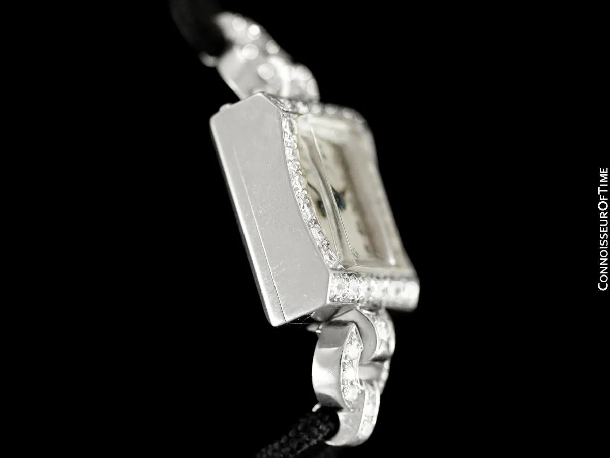 1940's Tiffany & Co. Ladies Vintage Watch - Platinum & Diamonds