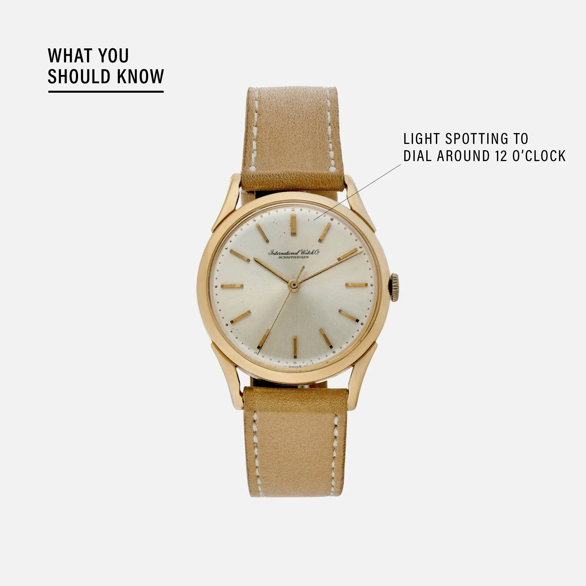 1950s IWC In Rose Gold