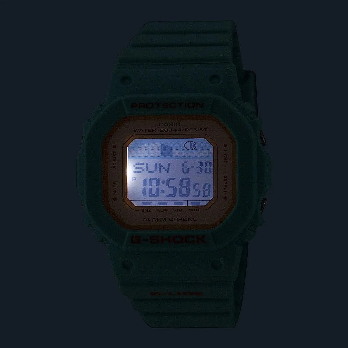 5600 Series - Turquoise - G-Lide Watch - GLXS5600-3D