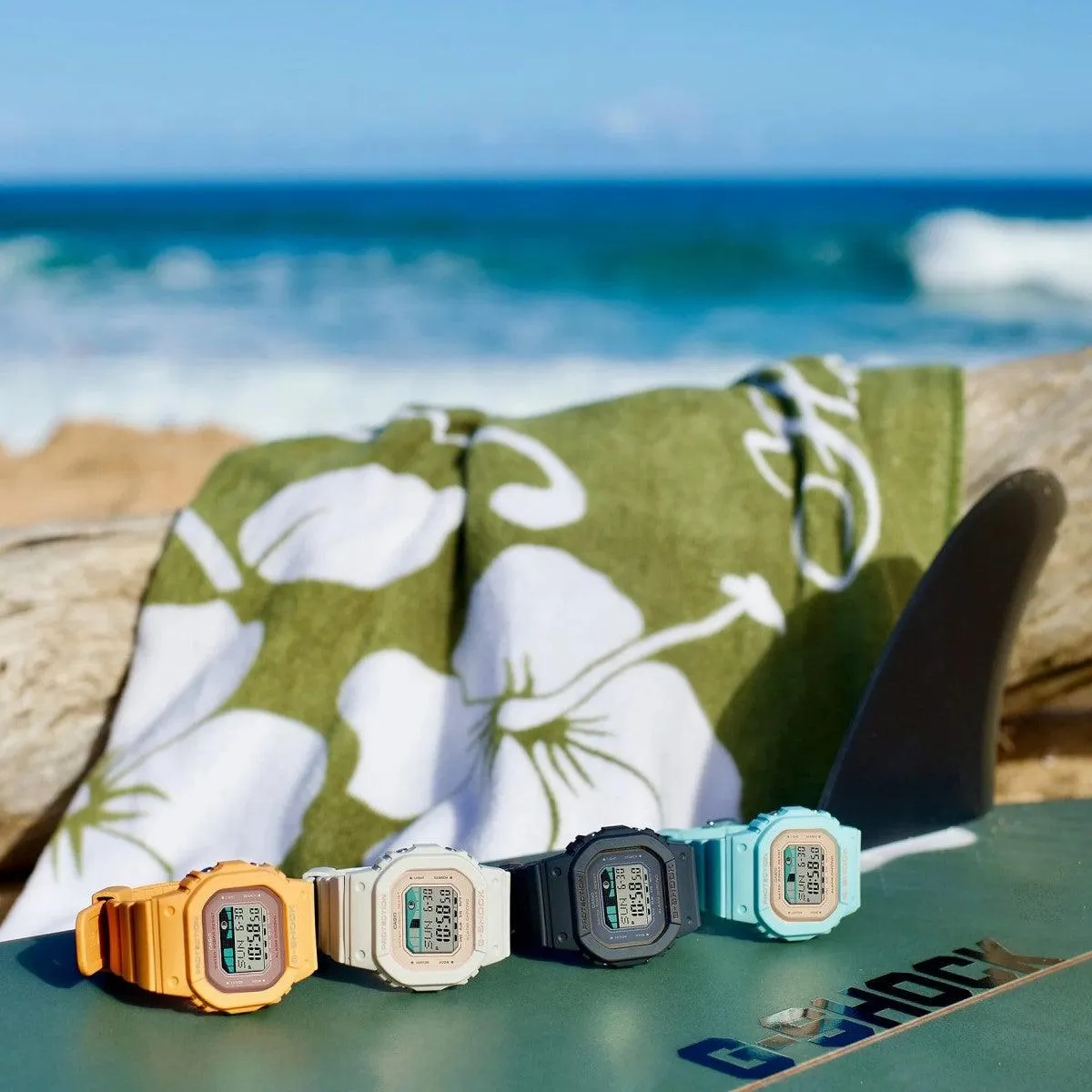 5600 Series - Turquoise - G-Lide Watch - GLXS5600-3D