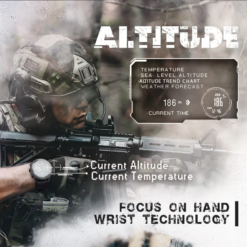 APACHE-46 Men Digital Watch Outdoor Sports Running Swimming Outdoor Sport Watches