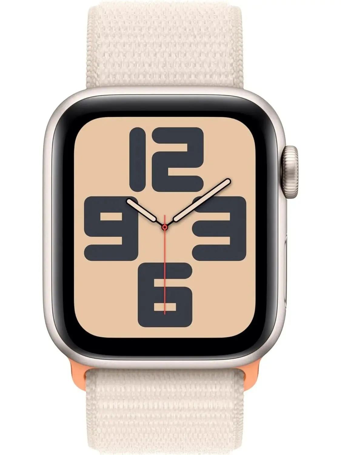 Apple Watch SE (2nd Gen) [GPS   Cellular 40mm] Smartwatch with Starlight Aluminum Case with Starlight Sport Loop. Fitness & Sleep Tracker, Crash Detection, Heart Rate Monitor, Carbon Neutral