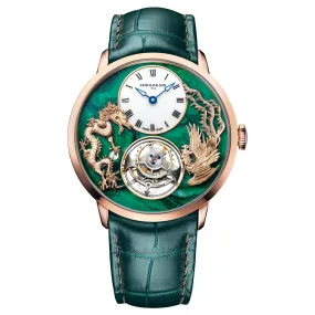 Arnold & Son ULTRATHIN TOURBILLON DRAGON & PHOENIX "VERDITE"