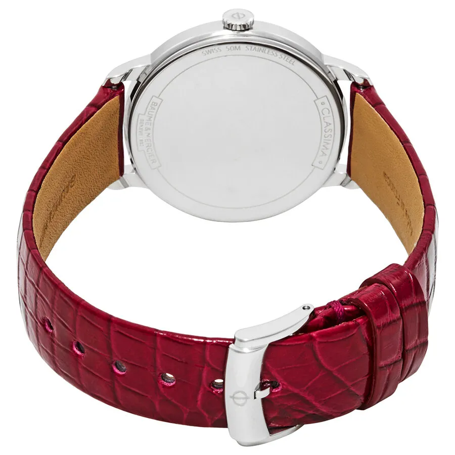Baume et Mercier Classima White Mother of Pearl Dial Ladies Watch MOA10325