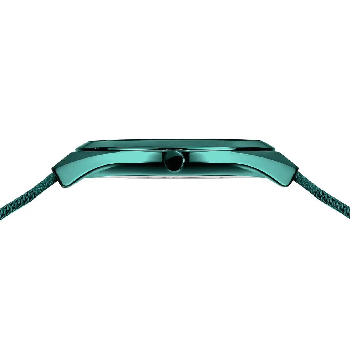 Bering Green Ultra Slim Ladies Mesh Watch with Green Dial