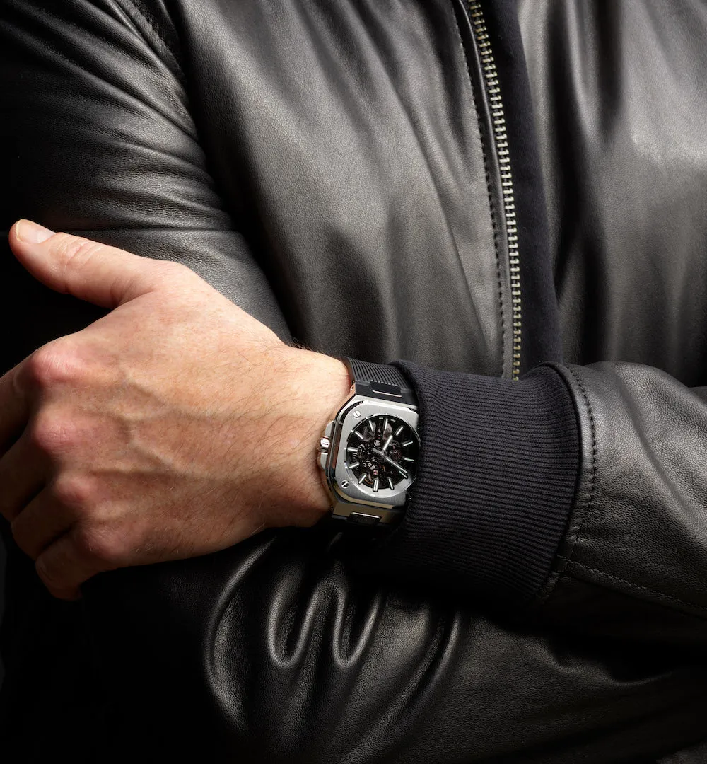 BR Watch BR 5 Skeleton Nightlum Rubber Limited Edition