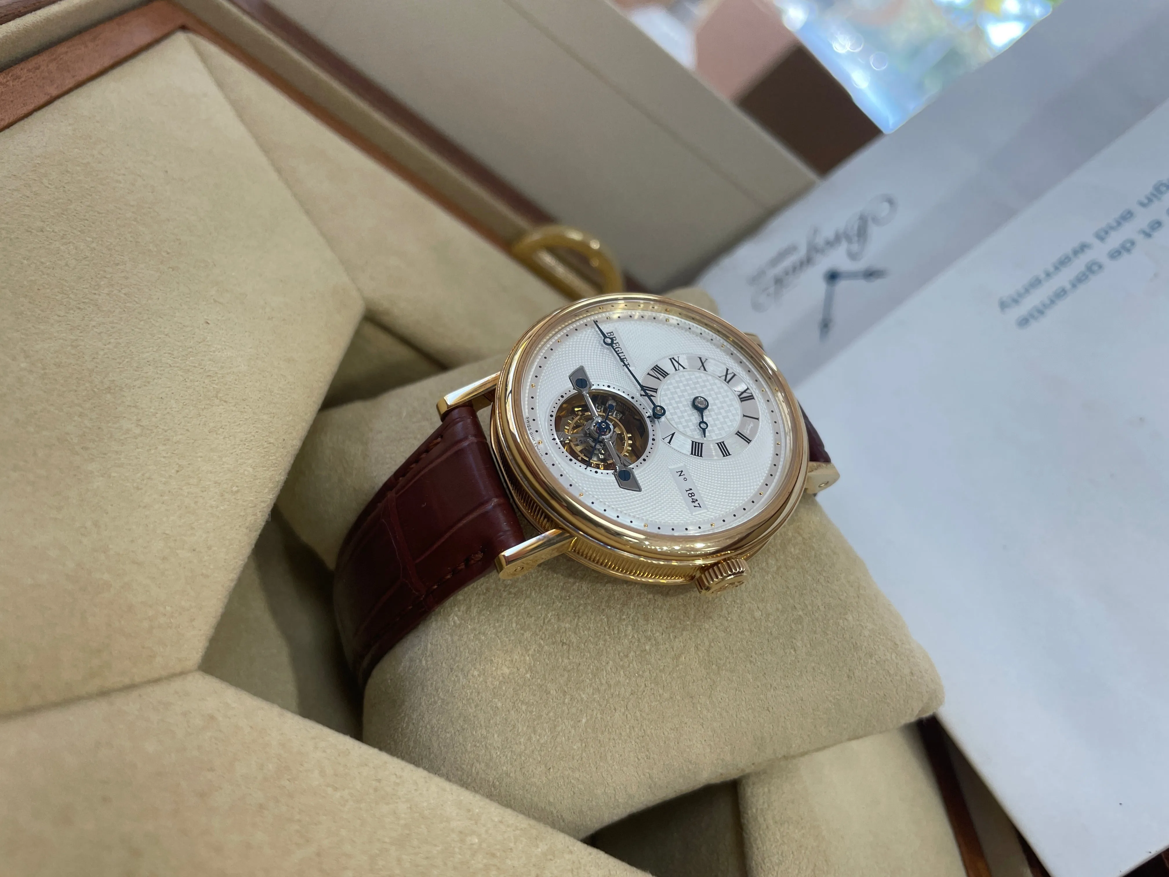 Breguet Regulator Tourbillon Automatic 5307ba/12/9v6 18K Yellow Gold 31337 *NEW*