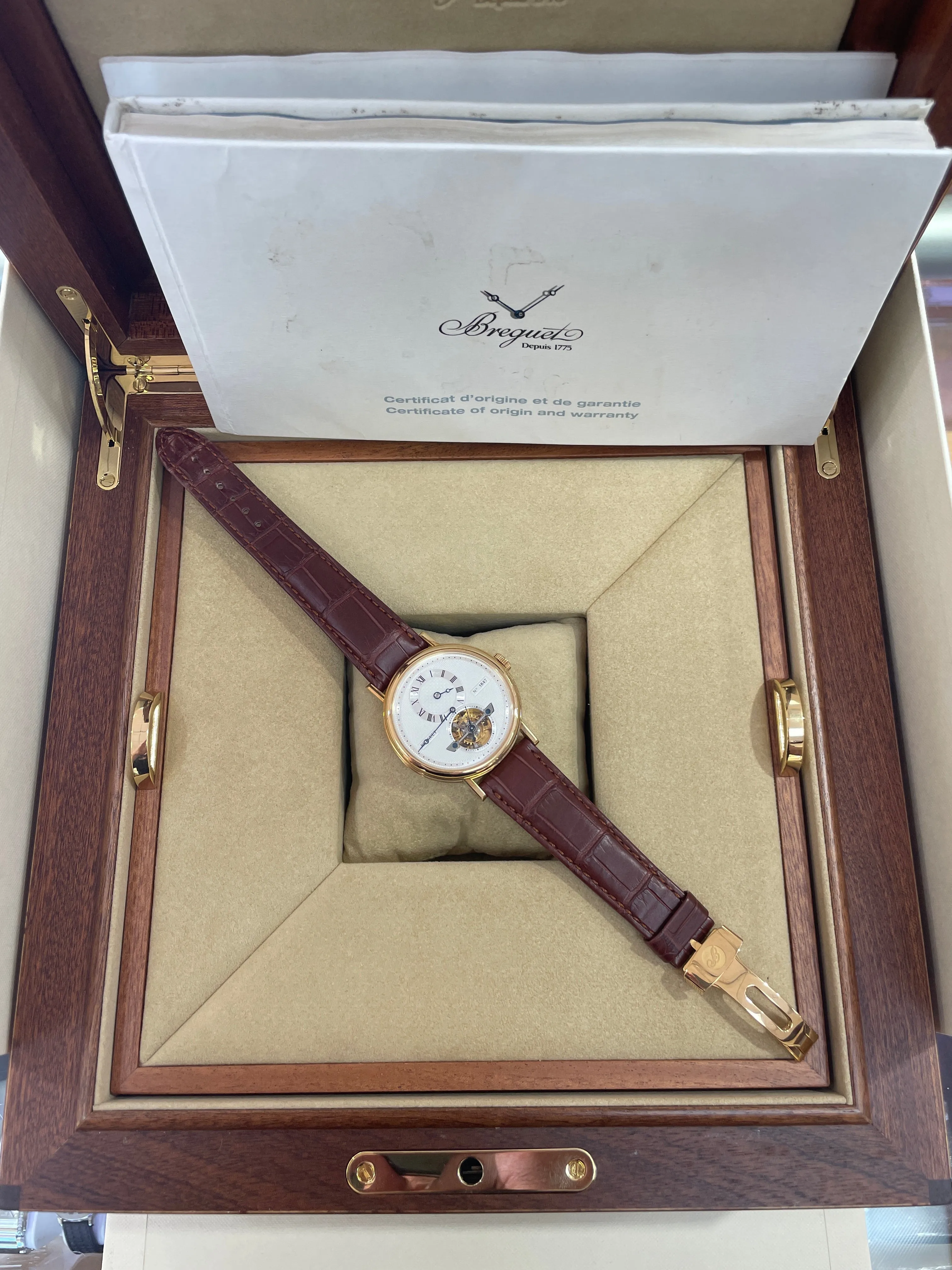 Breguet Regulator Tourbillon Automatic 5307ba/12/9v6 18K Yellow Gold 31337 *NEW*