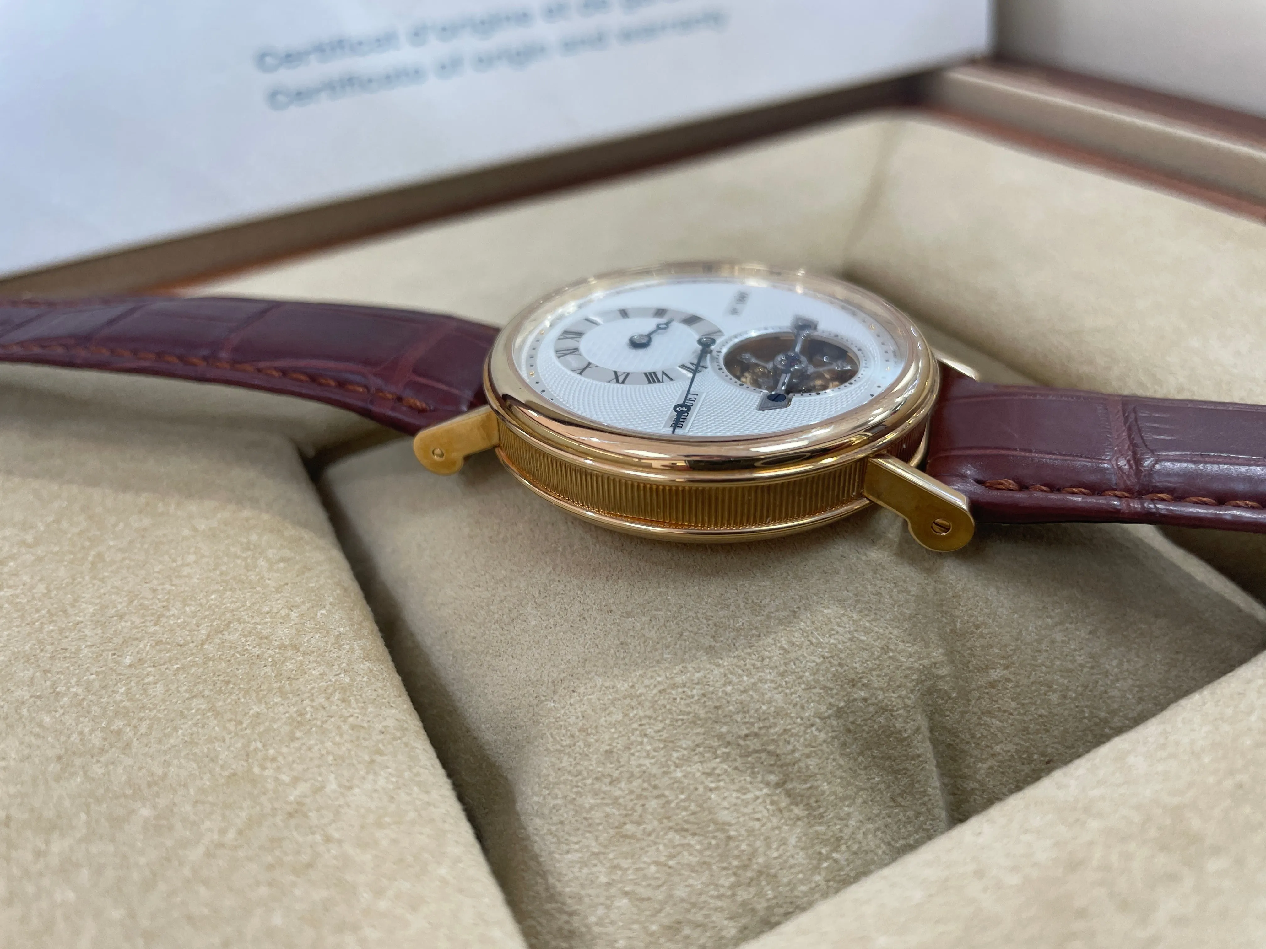 Breguet Regulator Tourbillon Automatic 5307ba/12/9v6 18K Yellow Gold 31337 *NEW*