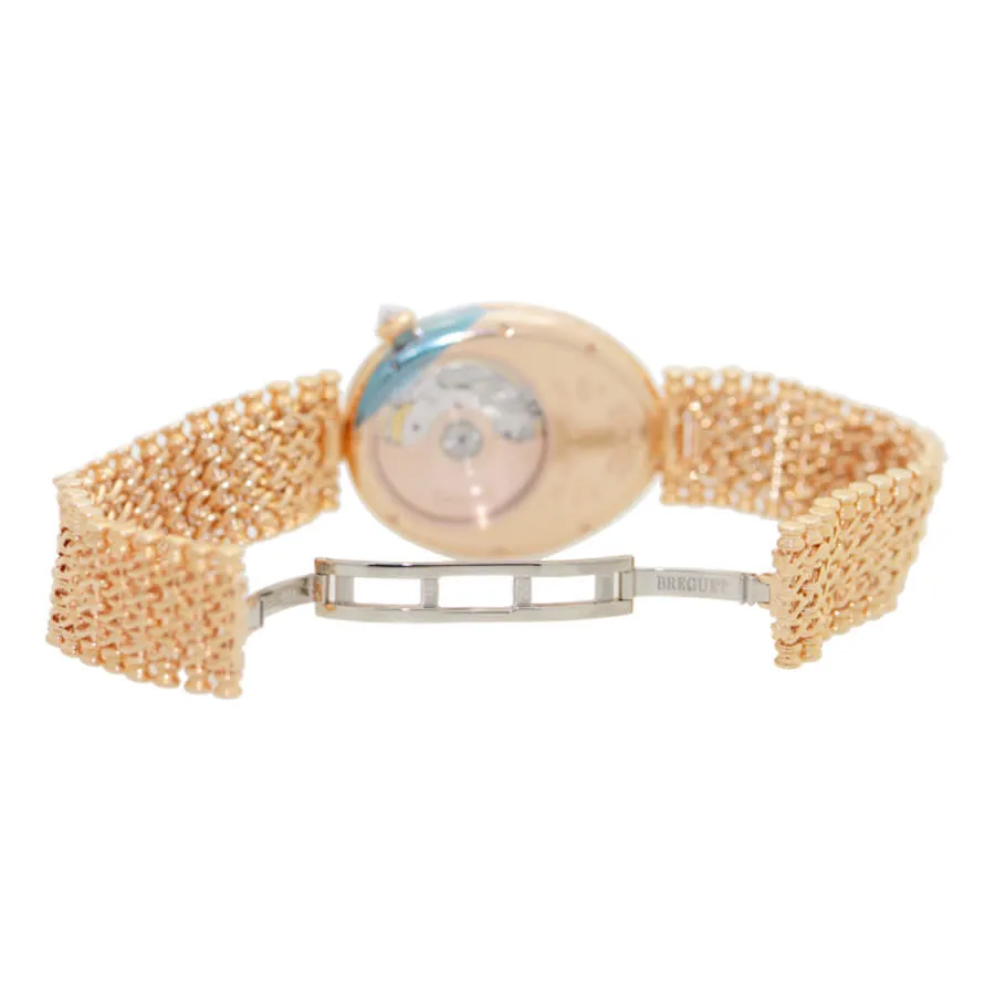 Breguet Reine de Naples Mother of Pearl 18kt Rose Gold Ladies Diamond Watch 8918BR58J20D000 8918BR/58/J20.D000