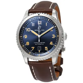 Breitling Avaitor 8 Automatic Chronometer Blue Dial Men's Watch A17315101C1X3
