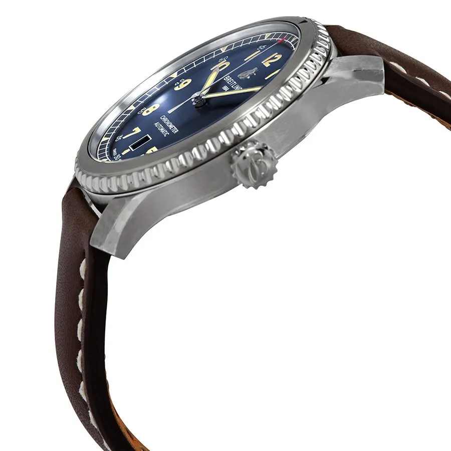 Breitling Avaitor 8 Automatic Chronometer Blue Dial Men's Watch A17315101C1X3