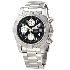 Breitling Avenger II Chronograph Automatic Volcano Black Dial Men's Watch A13381111B2A1