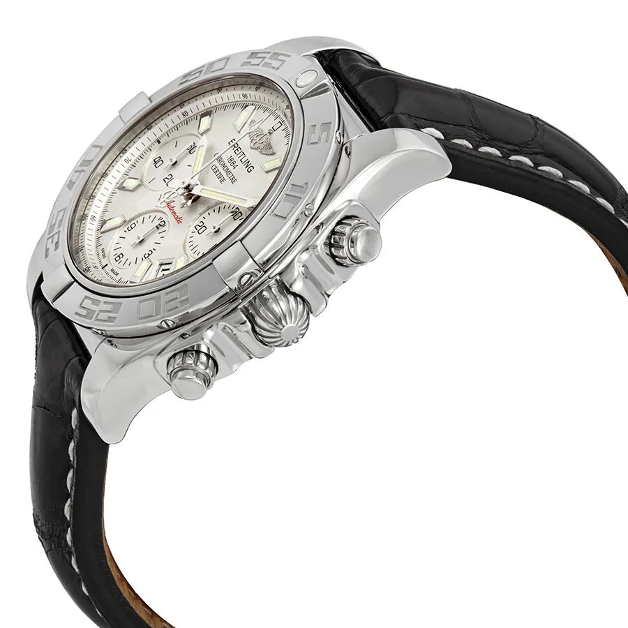 Breitling Chronomat 41 Sierra Silver Dial Stainless Steel Men's Watch AB014012/G711BKCT