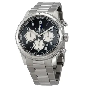 Breitling Navitimer 8 Chronograph Automatic Chronometer Black Dial Men's Watch AB0117131B1A1