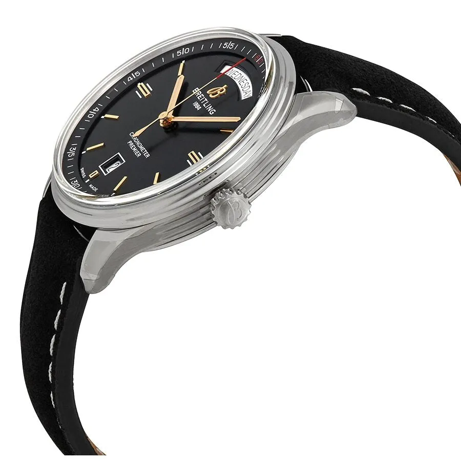 Breitling Premier Automatic Chronometer Black Dial Men's Watch A45340241B1X2