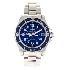 Breitling Super Ocean II Automatic Chronometer Blue Dial Men's Watch A17312D1/C938-179A