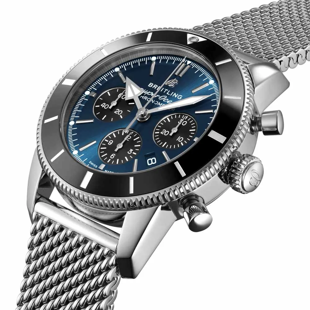 Breitling Superocean Heritage B01 Chronograph 44mm Blue Dial Automatic Gents Watch AB0162121C1A1