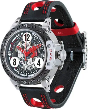 B.R.M. Watch DDF6-44 Skeleton Red Hands