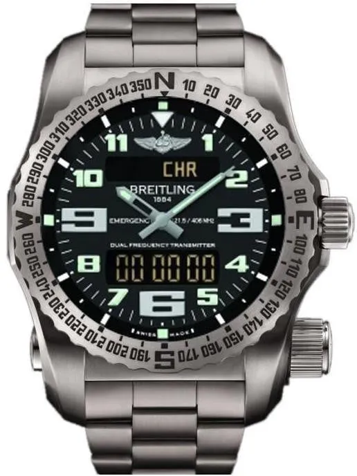BRT Watch Emergency II Black Titanium ProFSsional III Bracelet D