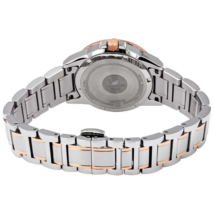Bulova Marine Star Quartz Diamond Ladies Watch 98P187