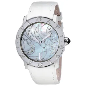 Bvlgari BVLGARI  Automatic White Mother of Pearl Diamond DialLadies Watch 102030