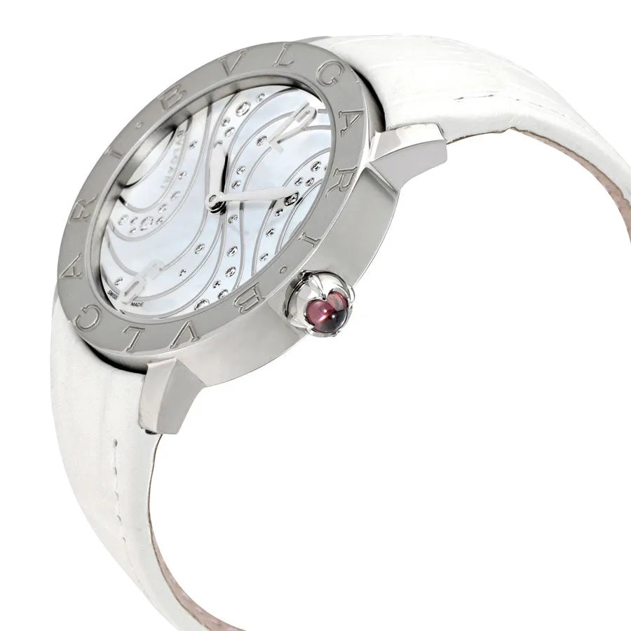 Bvlgari BVLGARI  Automatic White Mother of Pearl Diamond DialLadies Watch 102030