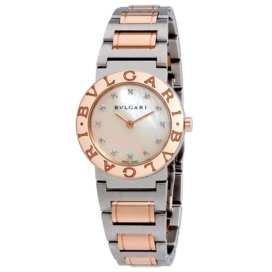 Bvlgari Bvlgari Mother of Pearl Dial Diamond Ladies Watch 101808