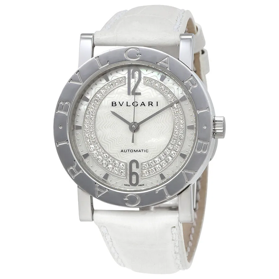 Bvlgari Bvlgari Mother of Pearl Diamond Dial Automatic Ladies Watch 101721 BB33WSL/DN
