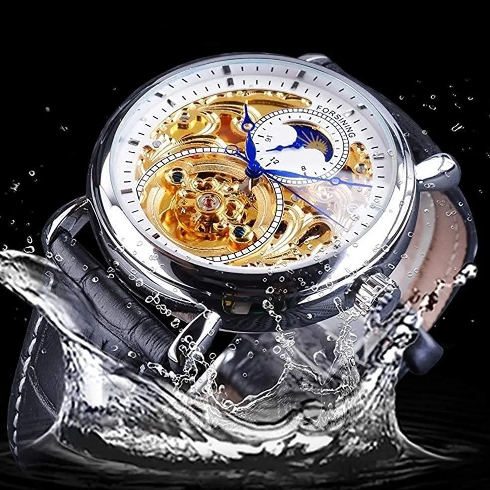 Calendario Mechanical Skeleton Watch