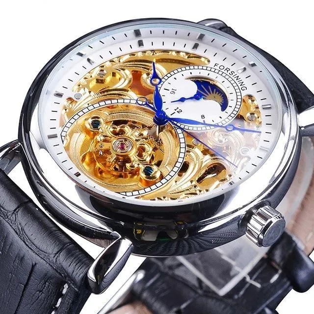 Calendario Mechanical Skeleton Watch