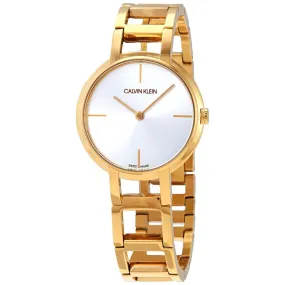 Calvin Klein Cheers Silver Dial Ladies Watch K8N23546