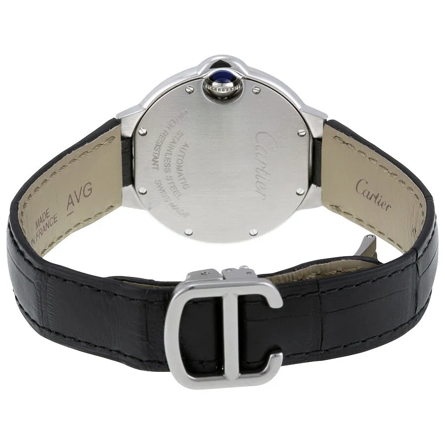 Cartier Ballon Bleu Automatic Silver Dial Diamond Ladies Watch W4BB0009