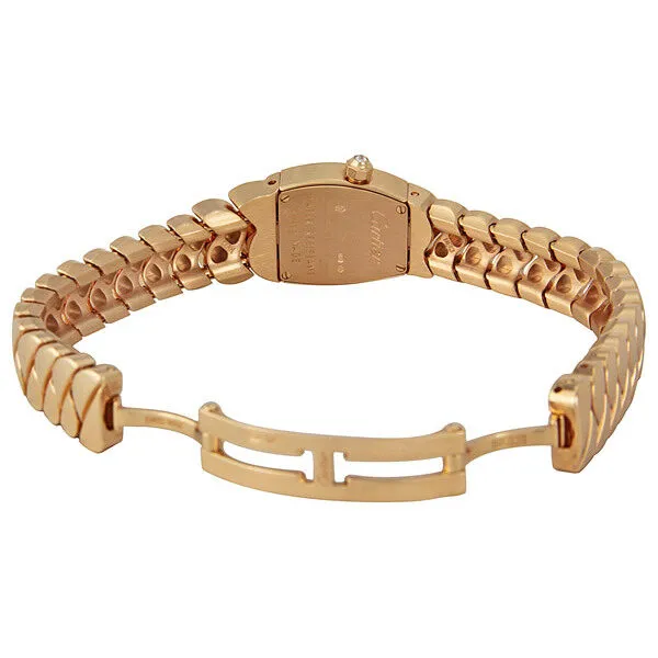 Cartier La Dona Mini 18k Rose Gold Diamond Watch WE60086I