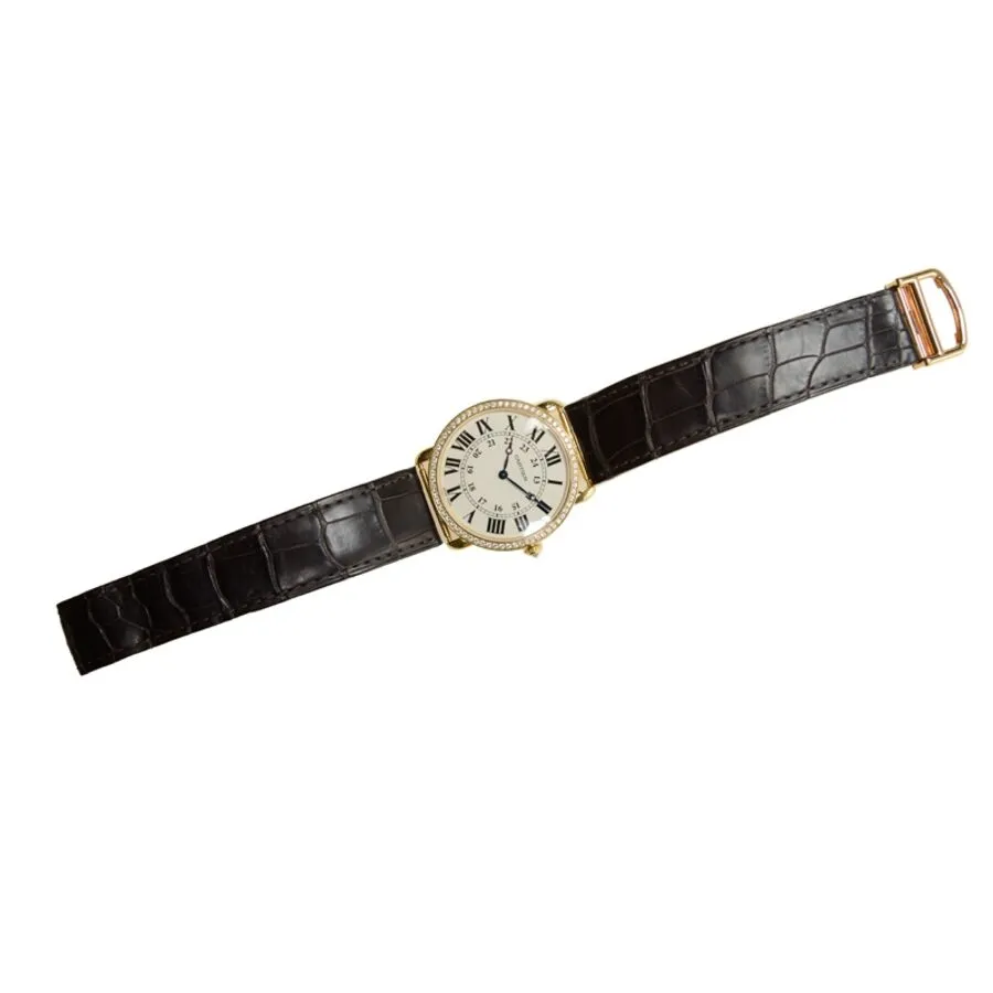Cartier Ronde Louis Hand Wind Diamond Ladies Watch WR000451