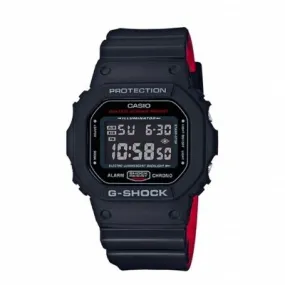 Casio G-Shock DW5600HR-1 Digital Resin Men's Watch Black and Red