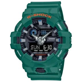Casio G-Shock Popular Spirited Colours Green Analog Digital Quartz GA-700SC-3A 200M Men's Watch