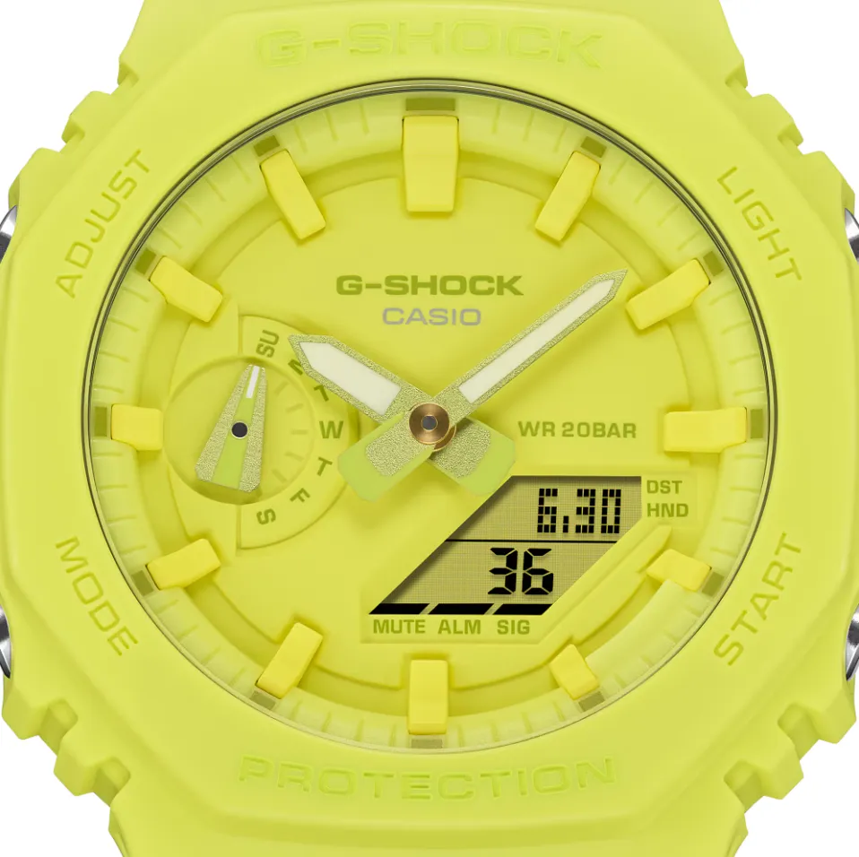 Casio Mens GA-2100-9A9 2100 Series G-Shock Digital Watch