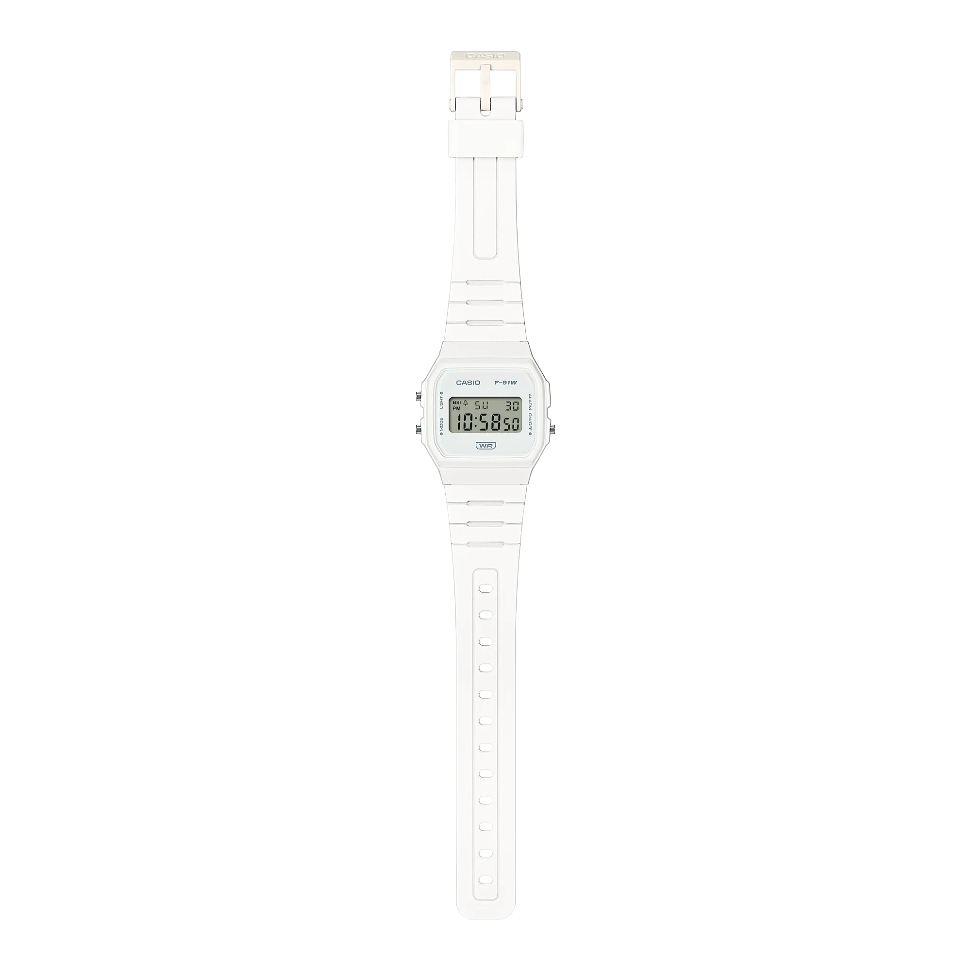 Casio White Resin Band Watch F91WB-7A