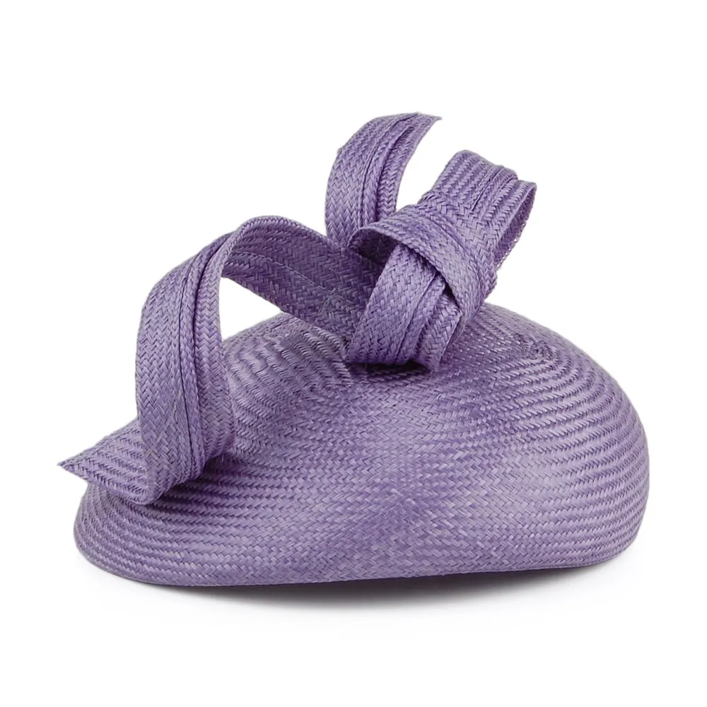 Chapeau Calot en Paille Duchesse De Cambridge lavande WHITELEY