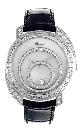 Chopard Happy Spirit Diamond Mother of Pearl Dial 18k White Gold Ladies Watch 207478-1001