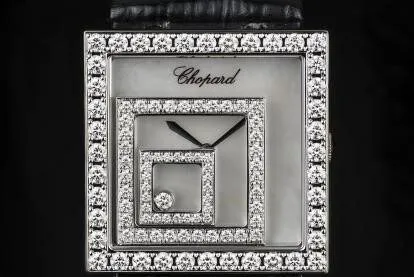 Chopard Happy Spirit Diamond White Dial Ladies Watch 207196-1001