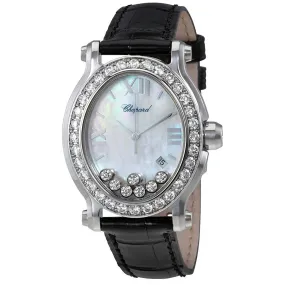 Chopard Happy Sport Diamonds Mother of Pearl Dial Ladies Watch 278546-3002