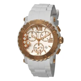 Chopard Happy Sport Round Mother of Pearl Chronograph Ladies Watch 288515-9001