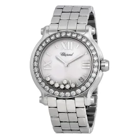 Chopard Happy Sport White Dial Diamond Ladies Watch 278477-3008 Chopard Happy Sport White Dial Diamond Ladies Watch 278477-3008
