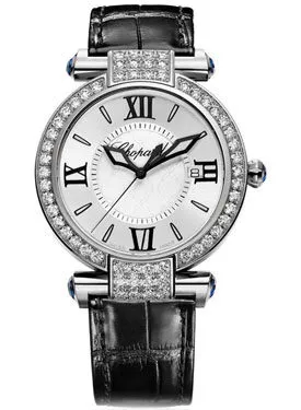 Chopard Imperiale Diamond Mother of Pearl Dial 18 kt White Gold Ladies Watch 384221-1001