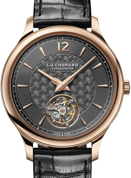 Chopard L.U.C Flying Twin Tourbillon 18K Rose Gold Men's Watch