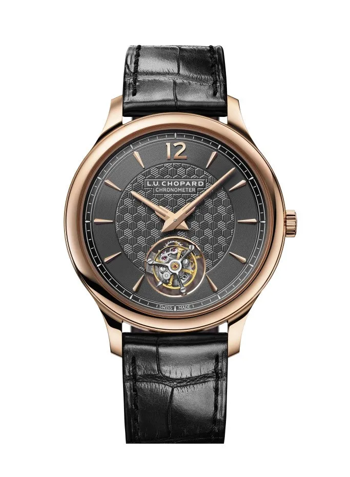 Chopard L.U.C Flying Twin Tourbillon 18K Rose Gold Men's Watch